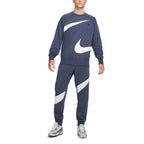 Sudadera Nike Swoosh Fleece Crew - Azul SUDADERA NIKE TEXTIL HOMBRE Nike