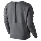Sudadera Nike Tech Fleece Crew - 685748-091 - Gris - Mujer SUDADERA NIKE MUJER TEXTIL Nike
