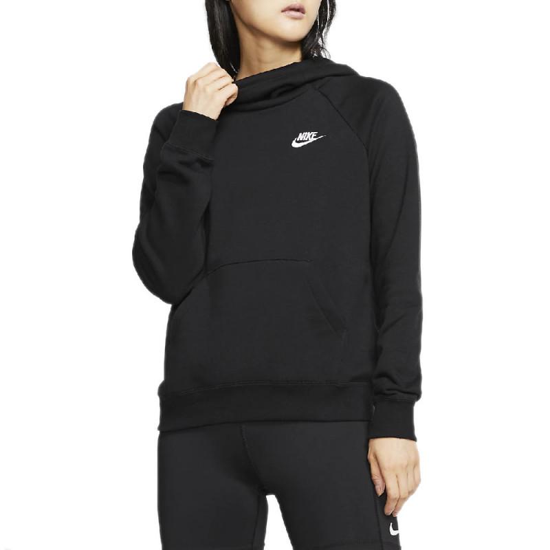 Sweat Nike W Sportwear Funnel Neck Hoodie - Noir - Femme NIKE SWEAT FEMME TEXTILE Nike
