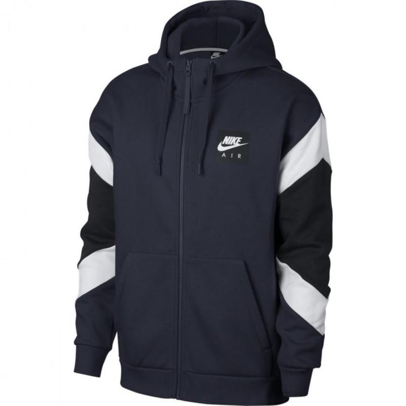 Sweatshirts Nike M Nsw Air Hoodie Fz Flc - Blue - Men NIKE SWEATSHIRT MEN TEXTILE Nike