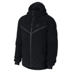 Nike M Nsw Wr Hoodie Tch Sherpa Sweatshirts - Black - Men NIKE JACKET MAN TEXTILE Nike