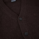 Sweatshirt Chandelais Laine - Marron Foncé - Homme - Faguo - The Bradery