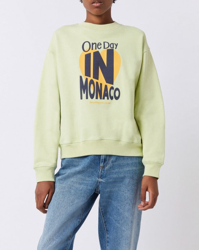 5 - Sudadera Louis Monaco - Vert Tilleul
