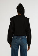 Sweatshirt Teach - Noir - Claudie Pierlot - The Bradery