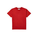 Crew Neck T-Shirt - Vermilion - Man Tops De Fursac