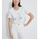 T-Shirt Message - Blanc - Femme TOPS ET T-SHIRTS Cyrillus