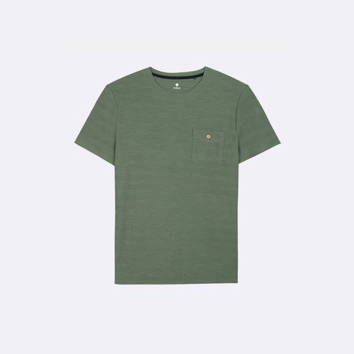 Olonne Cotton T-Shirt - Khaki - Man - Faguo - The Bradery