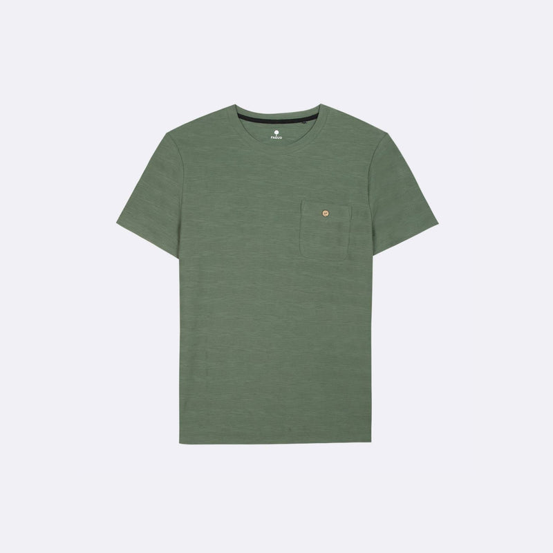 Olonne Cotton T-Shirt - Khaki - Man - Faguo - The Bradery