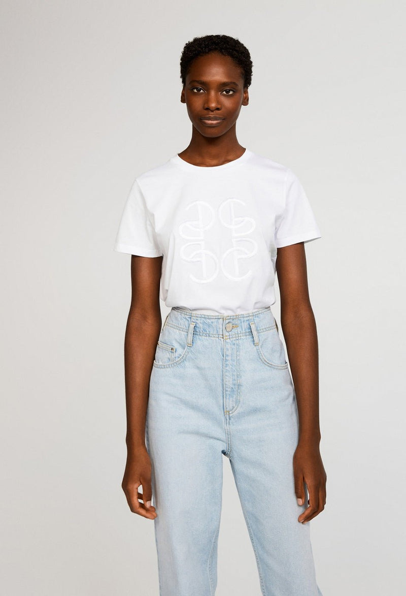 Claudie Pierlot Camiseta Ticia Bis - Crudo - - The Bradery