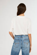 T-Shirt Toslo - Ecru - Claudie Pierlot - The Bradery