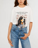 Claudie Pierlot Camiseta Toslo - Crudo - - The Bradery