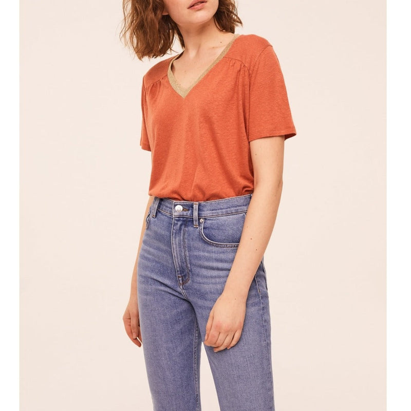 T-Shirt Tulum - Abricot Chemises Et Tops Pablo