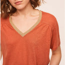 T-Shirt Tulum - Abricot Chemises Et Tops Pablo