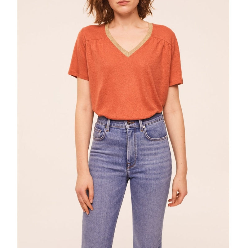 T-Shirt Tulum - Abricot Chemises Et Tops Pablo