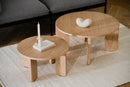 Table Basse Kuvu - Large - Chêne Naturel - Noo.ma Design - The Bradery