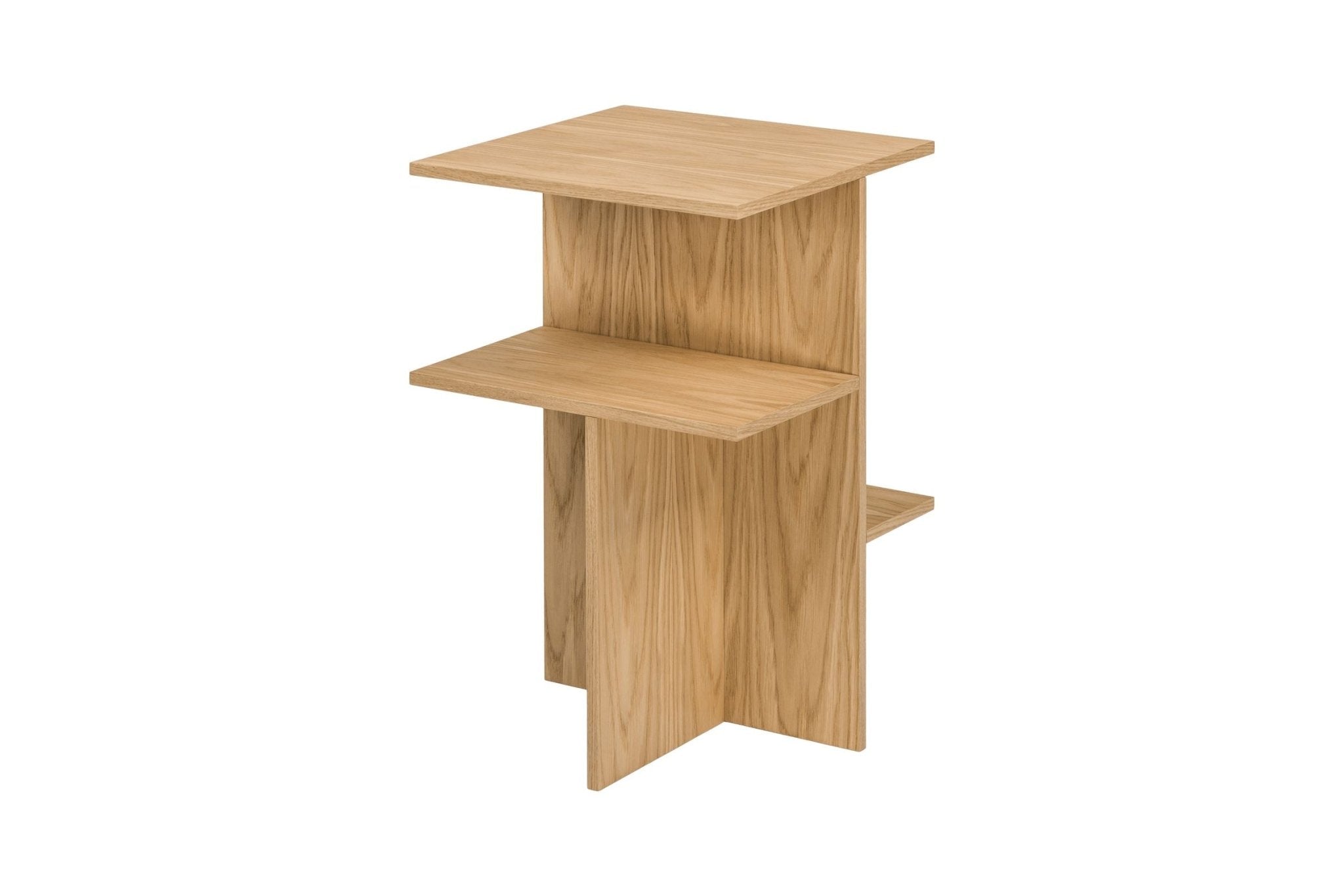 Atik Bedside Table - Natural Oak - Noo.ma Design - The Bradery