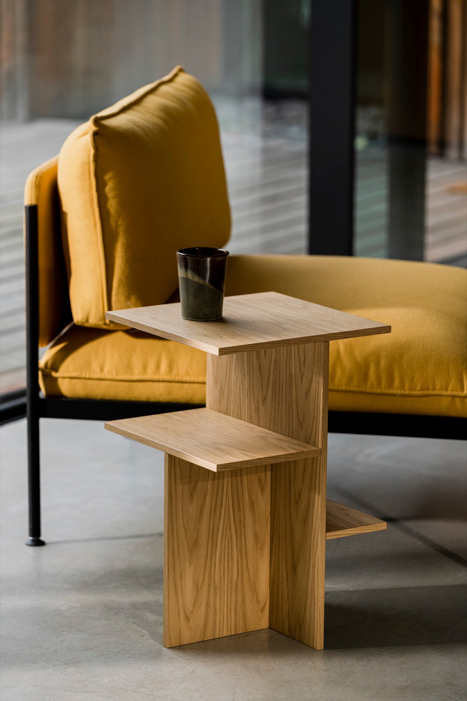 Atik bedside table - Natural Oak Noo.ma design furniture