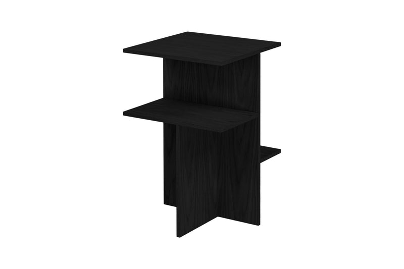 Atik bedside table - Vulcano Black - Noo.ma Design - The Bradery