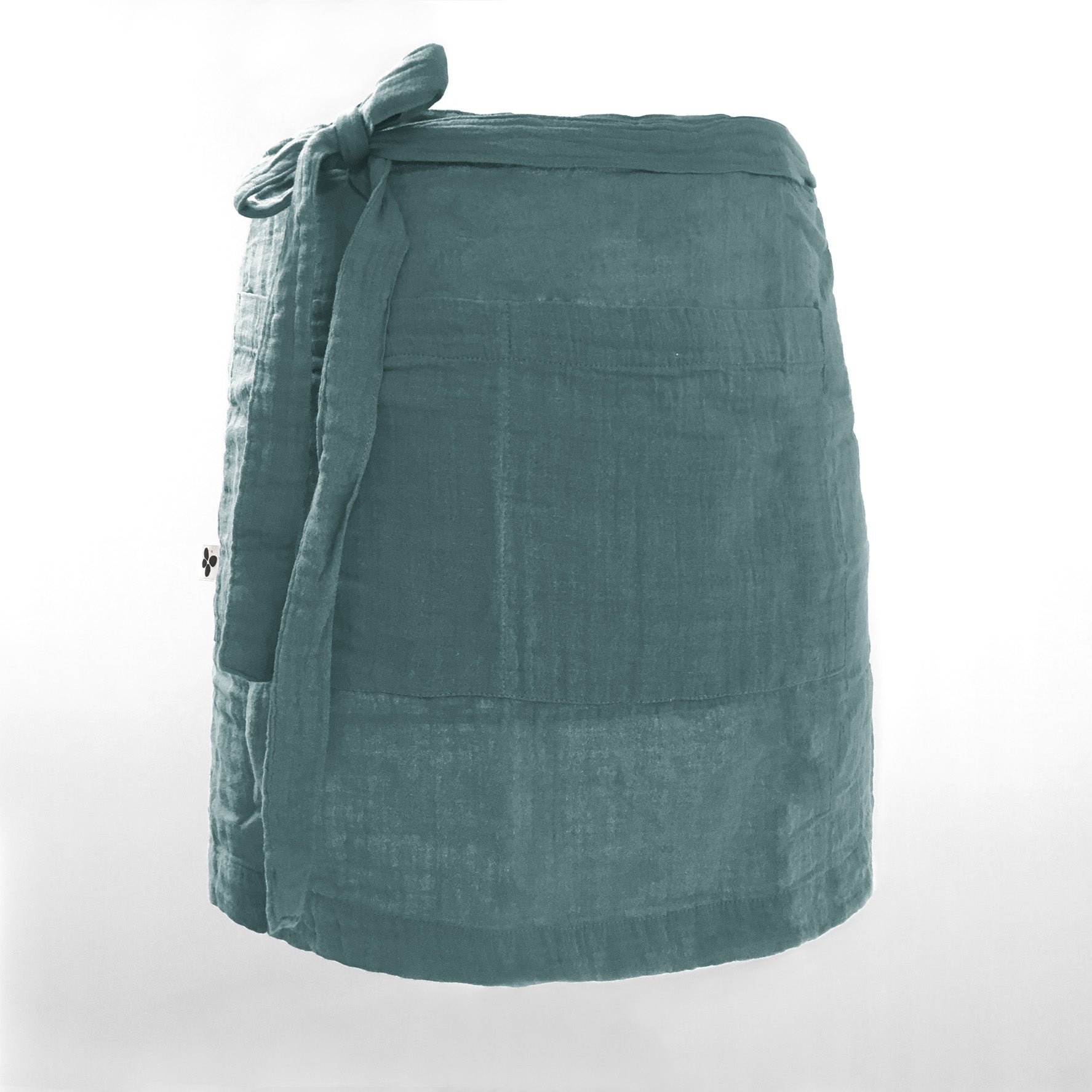 Tablier Serveur Gaze De Coton 45 X 80 Cm Gaïa Canard - L'EffetPapillon2 - The Bradery