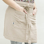 Tablier serveur Gaze de coton GAÏA Pampa - L'Effet Papillon - The Bradery