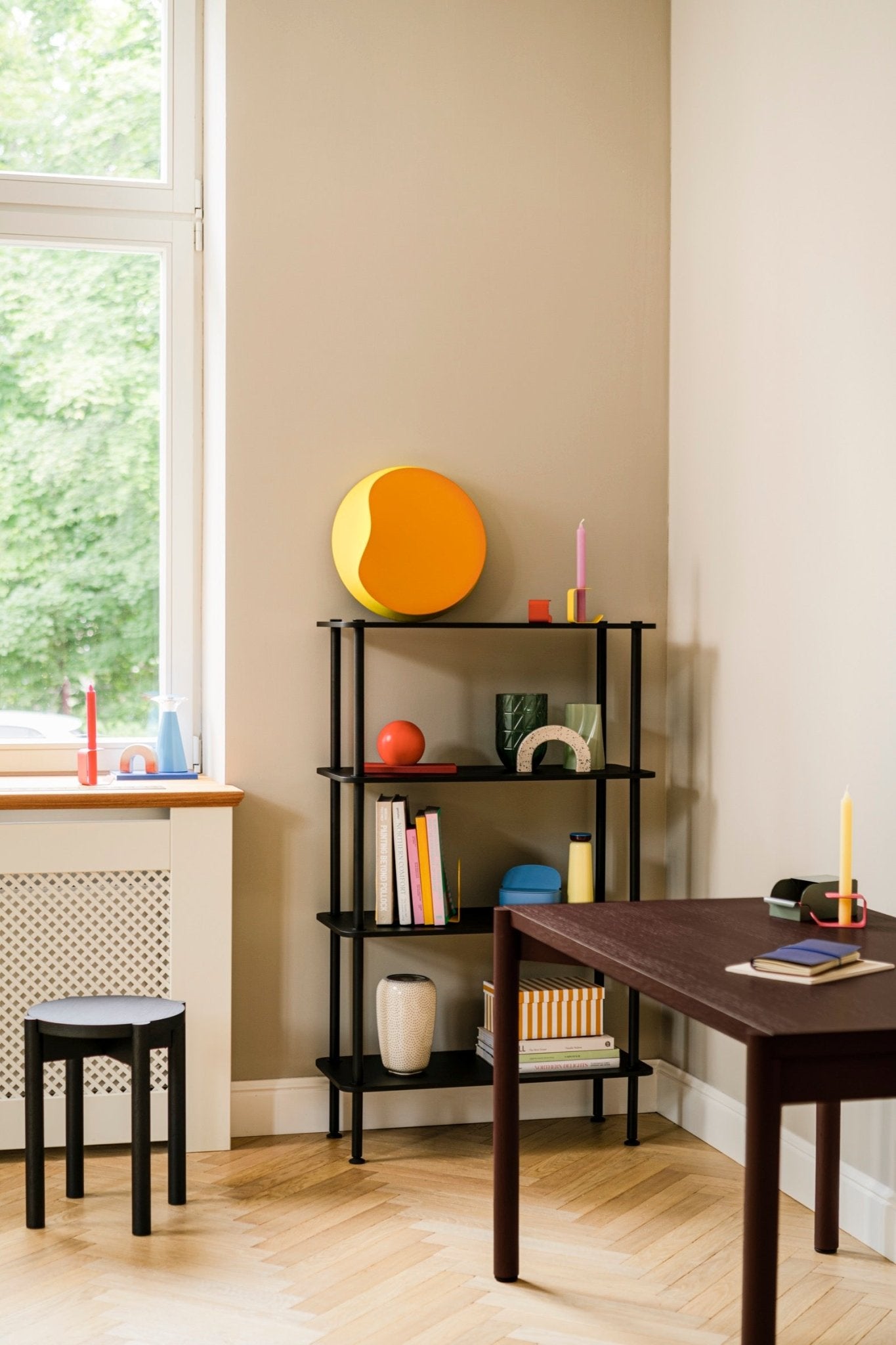 Tabouret Hopp - Chêne Noir - Noo.ma Design - The Bradery