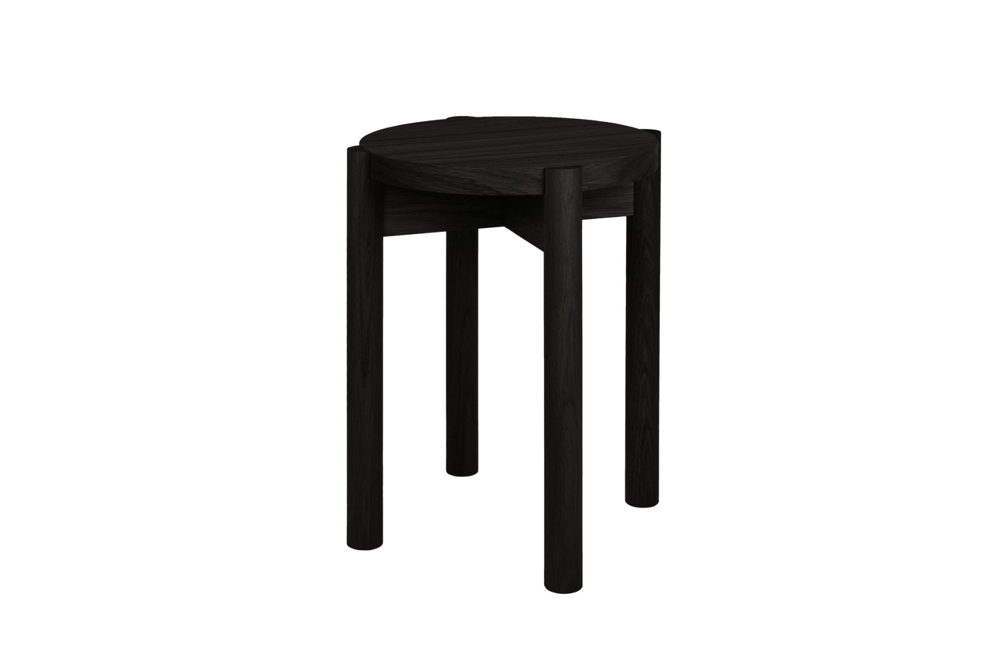 Tabouret Hopp - Chêne Noir - Noo.ma Design - The Bradery