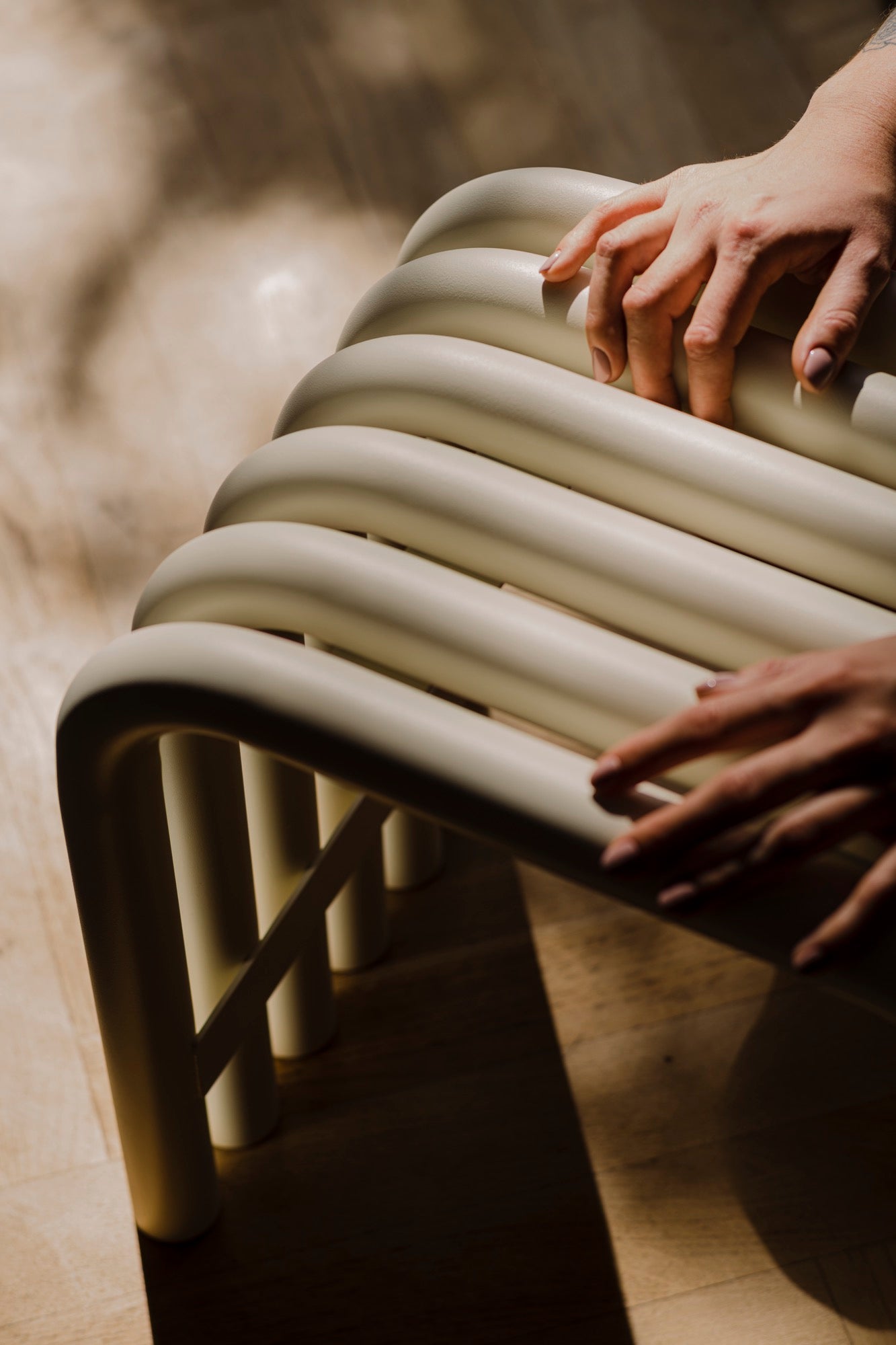Tabouret Nokk - Piazza Beige - Noo.ma Design - The Bradery