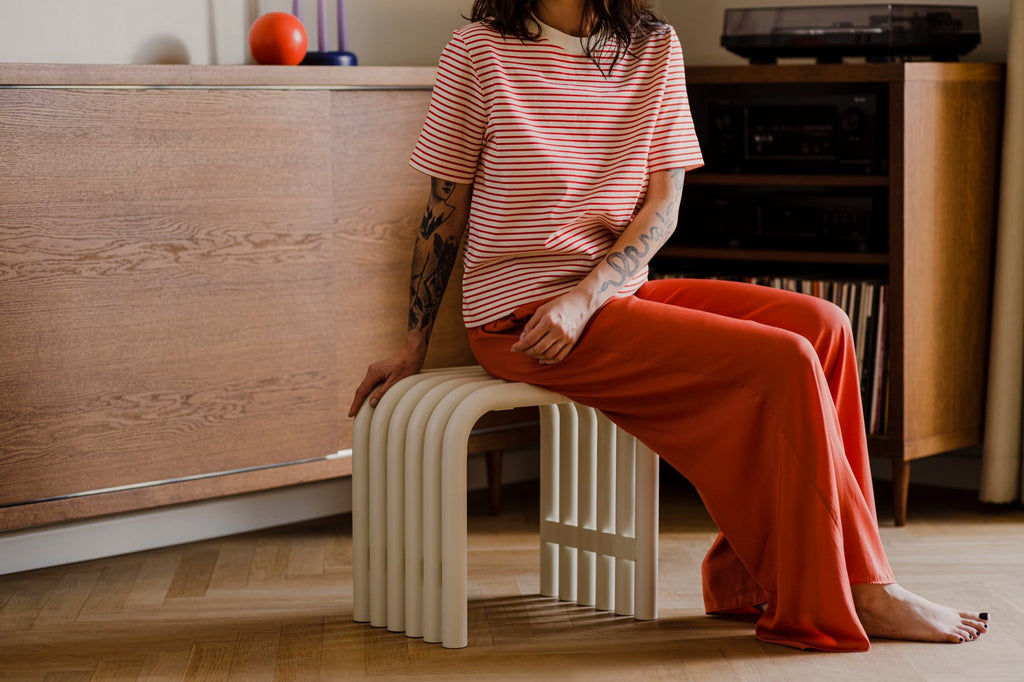 Tabouret Nokk - Piazza Beige - Noo.ma Design - The Bradery