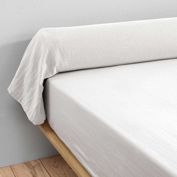 Funda de almohada de gasa de algodón 85 x 185 cm Gaia Chantilly - El efecto mariposa - The Bradery