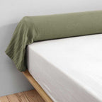 Funda de almohada de gasa de algodón 85 x 185 cm Gaia Romarin - El efecto mariposa - The Bradery