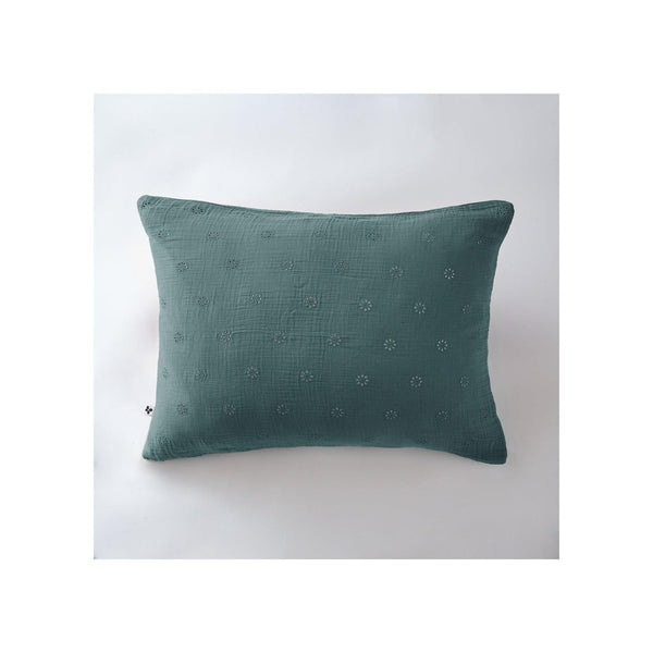 Funda de almohada de gasa de algodón Gaïa Boho Duck - El efecto mariposa - The Bradery