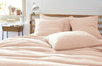 Funda de almohada Gaïa Chic Marshmallow de gasa de algodón - El efecto mariposa - The Bradery