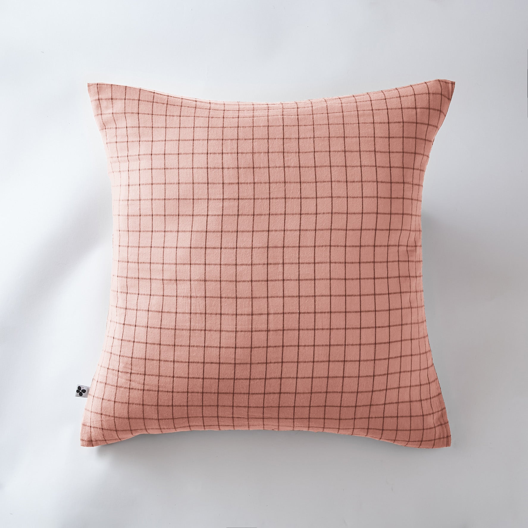 Funda de almohada Gasa de algodón GAÏA MIX Rosa melocotón - L'Effet Papillon - The Bradery