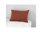 Funda de almohada de gasa de algodón Gaia Terracotta - El efecto mariposa - The Bradery