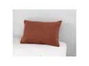 Gaia Terracotta Cotton Gauze Pillow Case - L'Effet Papillon - The Bradery