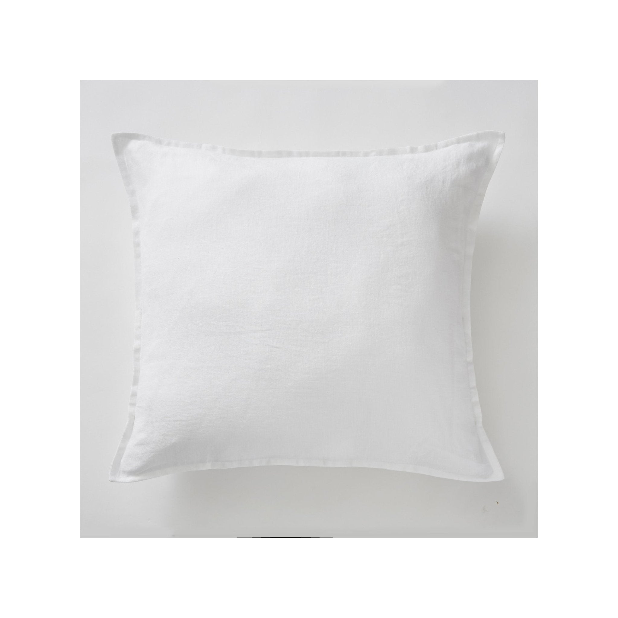 Funda de almohada de lino lavado SOLINE Chalk - El efecto mariposa - The Bradery