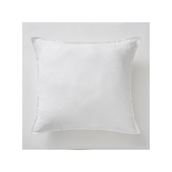Funda de almohada de lino lavado SOLINE Chalk - El efecto mariposa - The Bradery