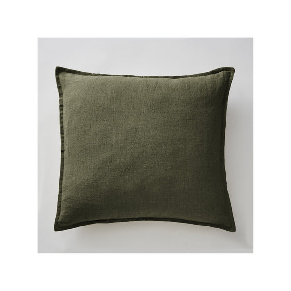 Funda de almohada de lino lavado SOLINE Tomillo - El efecto mariposa - The Bradery
