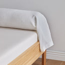 Linen bolster cover