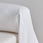 Taie de traversin en percale de coton lavé