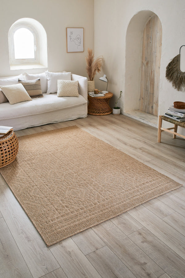 Natural Jute Look Rug 8729 - Beige - Nazar - The Bradery