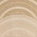 Tapis Aspect Jute Nature 8863 - Blanc - Nazar - The Bradery
