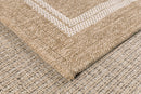 Tapis Aspect Jute Nature 8863 - Blanc - Nazar - The Bradery