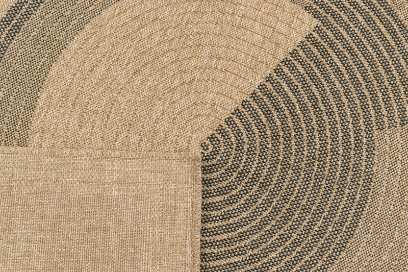 Tapis Aspect Jute Nature 8865 - Noir - Nazar - The Bradery