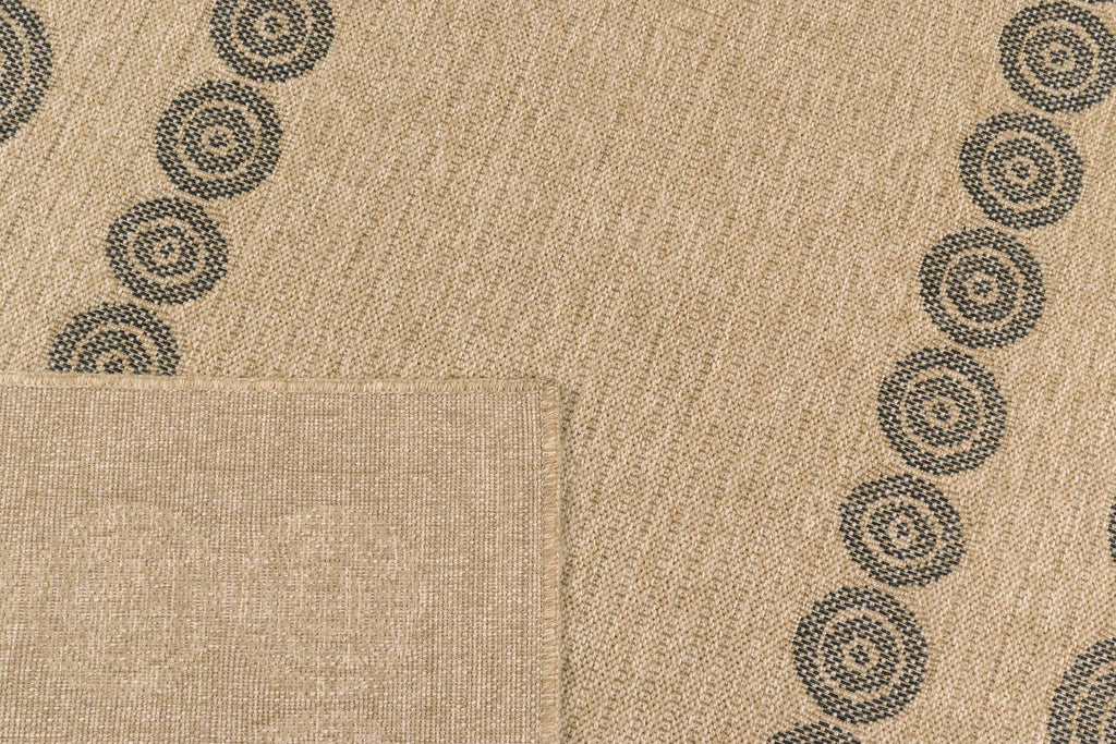 Tapis Aspect Jute Nature 8868 - Noir - Nazar - The Bradery