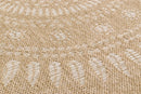 Tapis Aspect Jute Nature 8874 - Blanc - Nazar - The Bradery