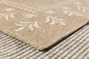 Tapis Aspect Jute Nature 8874 - Blanc - Nazar - The Bradery