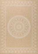 Tapis Aspect Jute Nature 8874 - Blanc - Nazar - The Bradery