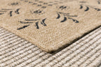 Tapis Aspect Jute Nature 8874 - Noir - Nazar - The Bradery