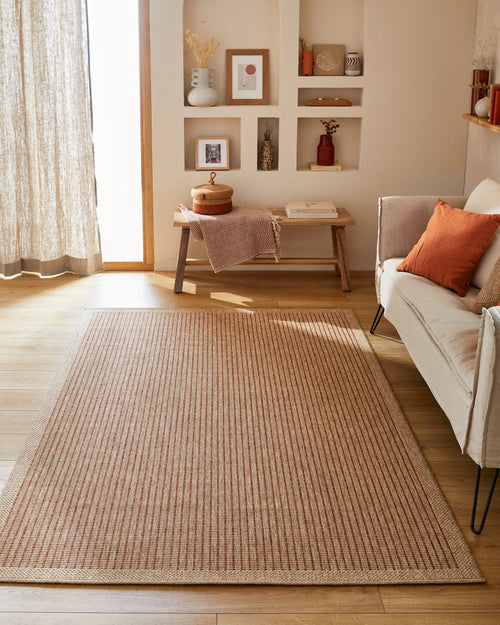 Tapis Aspect Jute Nature 8876 - Terra - Nazar - The Bradery